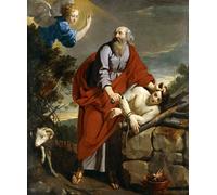 POSTERIIk Famous Animal Posters Vintage Picture the Sacrifice of Isaac by Philippe De Champaigne Modern Wall Decor for Home Decor 60x90cm