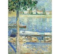 POSTERIIk Famous Animal Posters Vintage Picture the Seine At Saint Cloud by Edvard Munch Modern Wall Decor for Home Decor 60x90cm