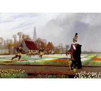 POSTERIIk Famous Animal Posters Vintage Picture the Tulip Folly by Jean Leon Gerome Modern Wall Decor for Home Decor 60x90cm