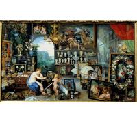 POSTERIIk Famous Animal Posters Vintage Picture the View Allegory of the Five Senses Painting by Jan the Elder Brueghel Modern Wall Decor for Home Decor 60x90cm