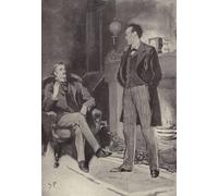 POSTERIIk Famous Animal Posters Vintage Picture Then He Stood by the Fire by Sidney Paget Modern Wall Decor for Home Decor 60x90cm