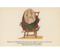 POSTERIIk Famous Animal Posters Vintage Picture There Was an Old Man Cape Horn Who Wished He Had Never Been Born by Edward Leaars Modern Wall Decor for Home Decor 60x90cm