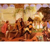 POSTERIIk Famous Animal Posters Vintage Picture Twelfth Night Act Ii Scene Iv by Walter Howell Deverell Modern Wall Decor for Home Decor 60x90cm