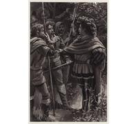 POSTERIIk Famous Animal Posters Vintage Picture Valentine Told Them That He Was a Man Crossed by Harold Copping Modern Wall Decor for Home Decor 60x90cm