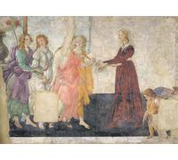 POSTERIIk Famous Animal Posters Vintage Picture Venus and the graces Offering gifts to a young girl by Sandro Botticelli Modern Wall Decor for Home Decor 60x90cm