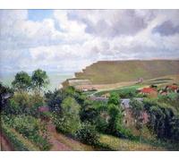 POSTERIIk Famous Animal Posters Vintage Picture Vue De Berneval by Camille Jacob Pissarro Modern Wall Decor for Home Decor 60x90cm