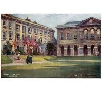 POSTERIIk Famous Animal Posters Vintage Picture Worcester College by William Matthison Modern Wall Decor for Home Decor 60x90cm