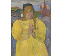 POSTERIIk Famous Animal Posters Vintage Picture Young Christian Girl by Paul Gauguin Modern Wall Decor for Home Decor 60x90cm