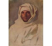 POSTERIIk Famous Modern Artwork Art Mural a Bedouin Arab by John Singer Sargent Oil Paintings Pictures for Home Decor 60x90cm