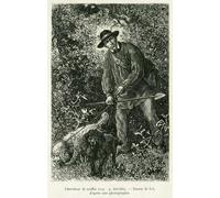 POSTERIIk Famous Modern Artwork Art Mural a Truffle Seeker by Frederic Theodore Lix Oil Paintings Pictures for Home Decor 60x90cm