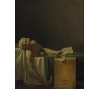POSTERIIk Famous Modern Artwork Art Mural Death of Marat by Jacques Louis David Oil Paintings Pictures for Home Decor 60x90cm