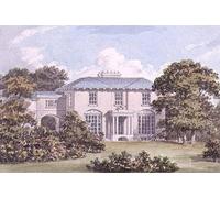 POSTERIIk Famous Modern Artwork Art Mural Design for the North Front of a House on Clapham Common for William Holme by Humphry Repton Oil Paintings Pictures for Home Decor 60x90cm