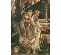 POSTERIIk Famous Modern Artwork Art Mural Detail from the youth of moses in the sistine chapel by Sandro Botticelli Oil Paintings Pictures for Home Decor 60x90cm