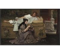 POSTERIIk Famous Modern Artwork Art Mural Glaucus and Nydia by Lawrence Alma Tadema Oil Paintings Pictures for Home Decor 60x90cm