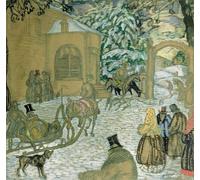 POSTERIIk Famous Modern Artwork Art Mural Illustraton for dubrovsky by Boris Dmitrievich Grigoriev Oil Paintings Pictures for Home Decor 60x90cm