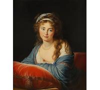 POSTERIIk Famous Modern Artwork Art Mural La Comtesse Catherine Vassilievna Skavronskaia by Elisabeth Louise Vigee Lebrun Oil Paintings Pictures for Home Decor 60x90cm