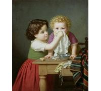 POSTERIIk Famous Modern Artwork Art Mural Motherly Instinct by Amalia Lindegren Oil Paintings Pictures for Home Decor 60x90cm