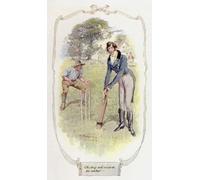POSTERIIk Famous Modern Artwork Art Mural Oh! They Will Never Do for Cricket by Charles Edmund Brock Oil Paintings Pictures for Home Decor 60x90cm