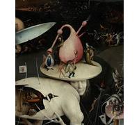 POSTERIIk Famous Modern Artwork Art Mural Paradise Detail From the Table of the Four Last Things by Hieronymus Boske Oil Paintings Pictures for Home Decor 60x90cm
