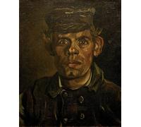 POSTERIIk Famous Modern Artwork Art Mural Portrait of a Farmer by Vincent Gogh Van Oil Paintings Pictures for Home Decor 60x90cm
