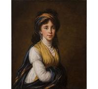 POSTERIIk Famous Modern Artwork Art Mural Portrait of Princess Belozersky by Elisabeth Louise Vigee Lebrun Oil Paintings Pictures for Home Decor 60x90cm