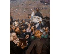 POSTERIIk Famous Modern Artwork Art Mural Religious Procession in the Kursk Province by Ilya Efimovich Repin Oil Paintings Pictures for Home Decor 60x90cm