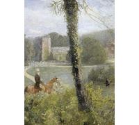 POSTERIIk Famous Modern Artwork Art Mural Somerset Man Riding to His Lady by William North Oil Paintings Pictures for Home Decor 60x90cm