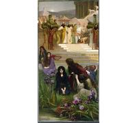 POSTERIIk Famous Modern Artwork Art Mural the Daughters of Judah in Babylon by Herbert Gustave Schmalz Oil Paintings Pictures for Home Decor 60x90cm