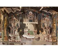 POSTERIIk Famous Modern Artwork Art Mural the Hall of Liberal Arts and Planets by Gentile Da Fabriano Oil Paintings Pictures for Home Decor 60x90cm