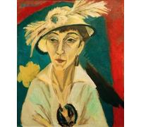 POSTERIIk Famous Modern Artwork Art Mural the Klosterser Mountains. by Ernst Ludwig Kirchner Oil Paintings Pictures for Home Decor 60x90cm