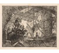 POSTERIIk Famous Modern Artwork Art Mural the Prisons a Vast Gallery with a Group of Prisoners by Battista Piranesi Oil Paintings Pictures for Home Decor 60x90cm