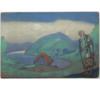 POSTERIIk Famous Modern Artwork Art Mural the Sage Decor and Costume Design for Stravinsky by Nicholas Roerich Oil Paintings Pictures for Home Decor 60x90cm