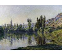 POSTERIIk Famous Modern Artwork Art Mural The Seine at Vetheuil by Claude Monet Oil Paintings Pictures for Home Decor 60x90cm