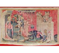 POSTERIIk Famous Modern Artwork Art Mural the Siege of the Town No. From the Apocalypse of Angers by Nicolas Bataille Oil Paintings Pictures for Home Decor 60x90cm
