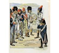 POSTERIIk Famous Modern Artwork Art Mural Theophile Malo Corret From the Tower of Auvergne in Conversation with His Grenadiers Oil Paintings Pictures for Home Decor 60x90cm