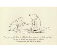 POSTERIIk Famous Modern Artwork Art Mural There Was an Old Man in a Marsh Whose Manners Were Futile and Harsh by Edward Leaars Oil Paintings Pictures for Home Decor 60x90cm