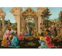 POSTERIIk Famous Modern Artwork Art Mural Venus and the Graces Offering Presents to a Maiden by Sandro Botticelli Oil Paintings Pictures for Home Decor 60x90cm