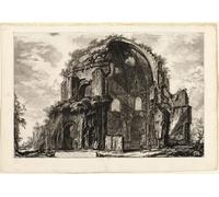 POSTERIIk Famous Modern Artwork Art Mural View of the Octagonal Temple of Minerva Medica by Battista Piranesi Oil Paintings Pictures for Home Decor 60x90cm