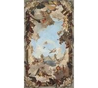 POSTERIIk Famous Modern Artwork Art Mural Wealth and Benefits of the Spanish Monarchy Under Charles Iii by Battista Tiepolo Oil Paintings Pictures for Home Decor 60x90cm