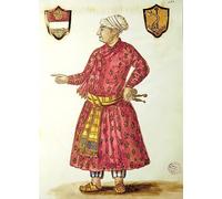 POSTERIIk Famous Print Pop Art Wall Art Graffiti Antonio Manunzio in the Mughal Region by Jan Van Grevenbroeck Art Prints for Home Decor 60x90cm