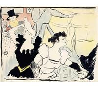 POSTERIIk Famous Print Pop Art Wall Art Graffiti At the Masked Ball-parisian Festivities-new Revels by Henri De Toulouse Lautrec Art Prints for Home Decor 60x90cm