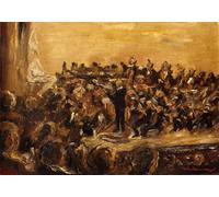 POSTERIIk Famous Print Pop Art Wall Art Graffiti Concert in the State Opera Unter den Linden Berlin Symphony concert in the State Opera Unter Linden Berlin by Max Liebermann for Home Decor 60x90cm