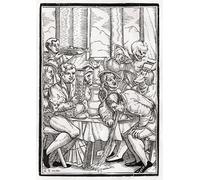 POSTERIIk Famous Print Pop Art Wall Art Graffiti Death Comes for the Drunkard by Hans Holbein Der Jüngere Art Prints for Home Decor 60x90cm