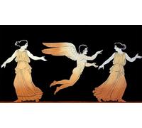 POSTERIIk Famous Print Pop Art Wall Art Graffiti Eros Pursuing Two Women by Johann Heinrich Wilhelm Tischbein Art Prints for Home Decor 60x90cm