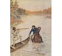 POSTERIIk Famous Print Pop Art Wall Art Graffiti Georges Washington Plays the Hunting Guard on His Lands Art Prints for Home Decor 60x90cm