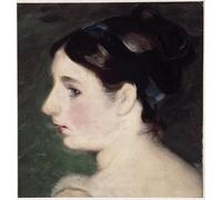 POSTERIIk Famous Print Pop Art Wall Art Graffiti Head of a Girl Probably a Portrait of Mary Constable by John Constable Art Prints for Home Decor 60x90cm
