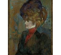POSTERIIk Famous Print Pop Art Wall Art Graffiti Head of an English Lady by Henri De Toulouse Lautrec Art Prints for Home Decor 60x90cm