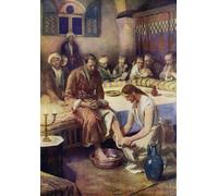 POSTERIIk Famous Print Pop Art Wall Art Graffiti Jesus Washing the Disciples Feet by Robert Payton Reid Art Prints for Home Decor 60x90cm