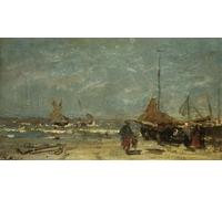 POSTERIIk Famous Print Pop Art Wall Art Graffiti la barca arenata Jacob Henricus Maris Art Prints for Home Decor 60x90cm
