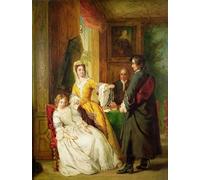 POSTERIIk Famous Print Pop Art Wall Art Graffiti Love Token by William Powell Frith Art Prints for Home Decor 60x90cm